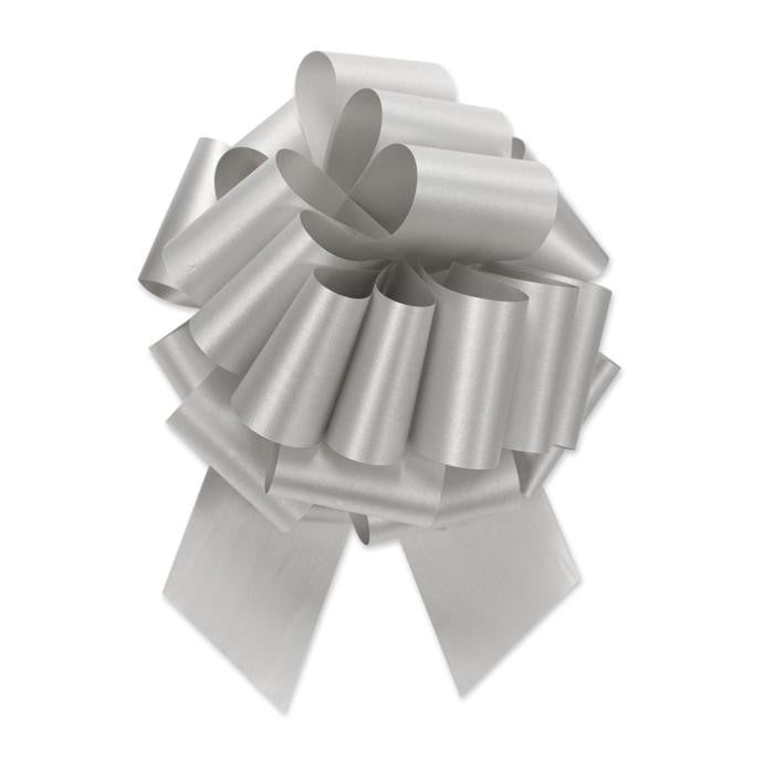 5" Silver Perfect Pull Bow (10 Pack)#PF9-20 image 0