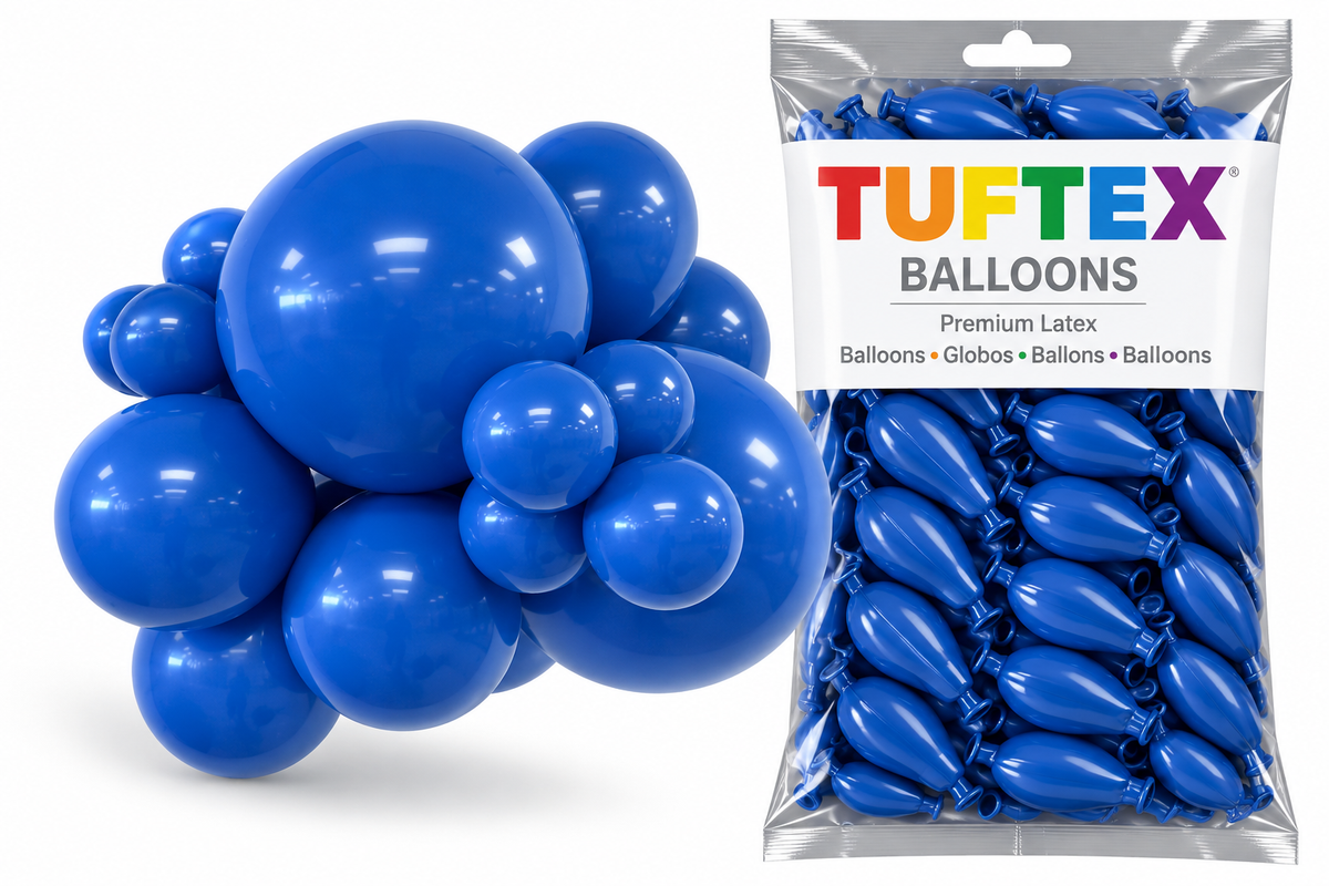 11" TUFTEX Royalty Royal Blue Latex Balloons 100ct Bag #10075