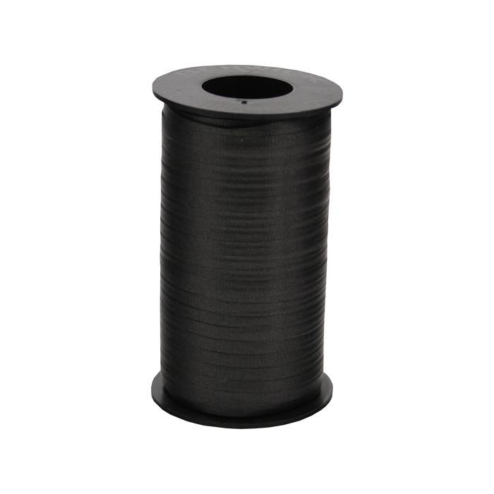 Black Thin Curling Ribbon 3/16"x1500' #126