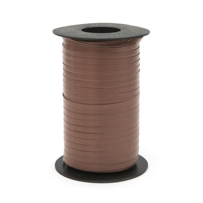Chocolate Brown Thin Curling Ribbon 3/16"x1500' #118