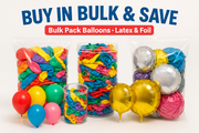 Bulk pack balloons including latex and foil balloons quote buy in bulk and save