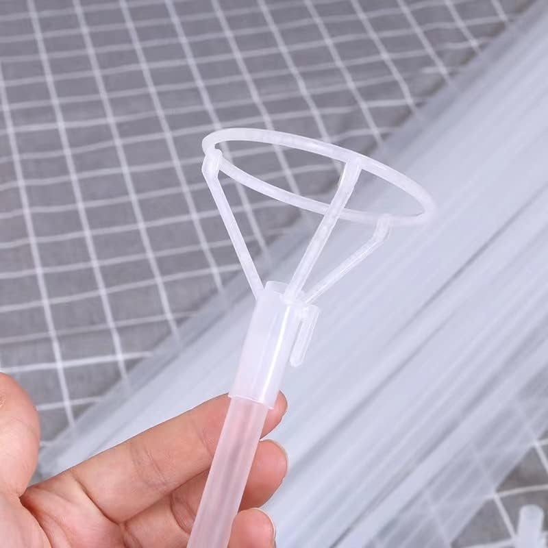 Professional-Grade Balloon Sticks with Large Cups, 35 Sets of 17-Inch Thickened Clear Holders for 10" to 30" Balloons