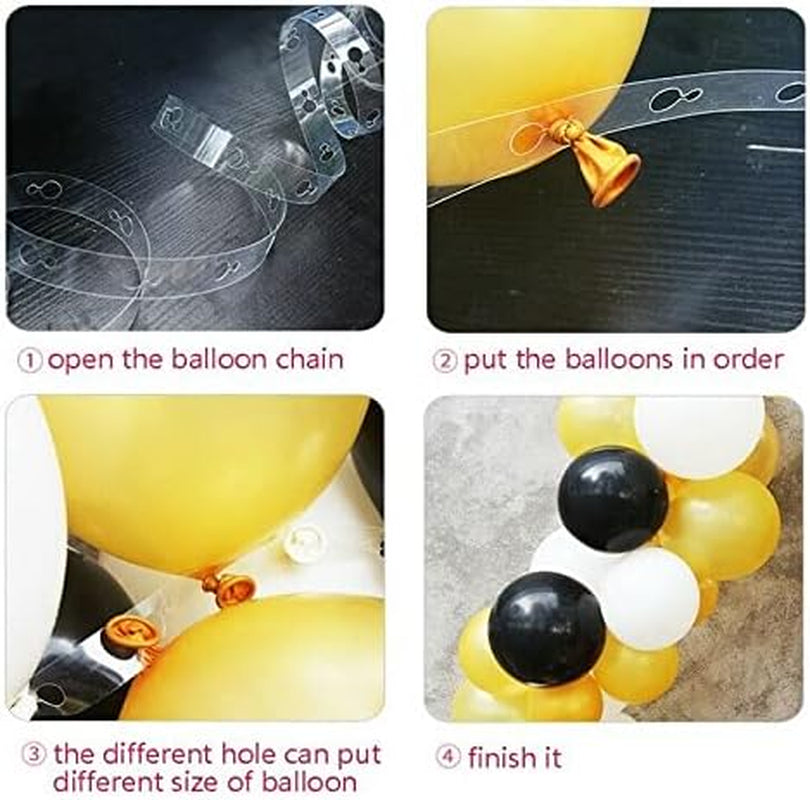 Balloon Arch Decoration Kit - Includes 2 Rolls of Tape Strips for Garlands, Parties, and Weddings