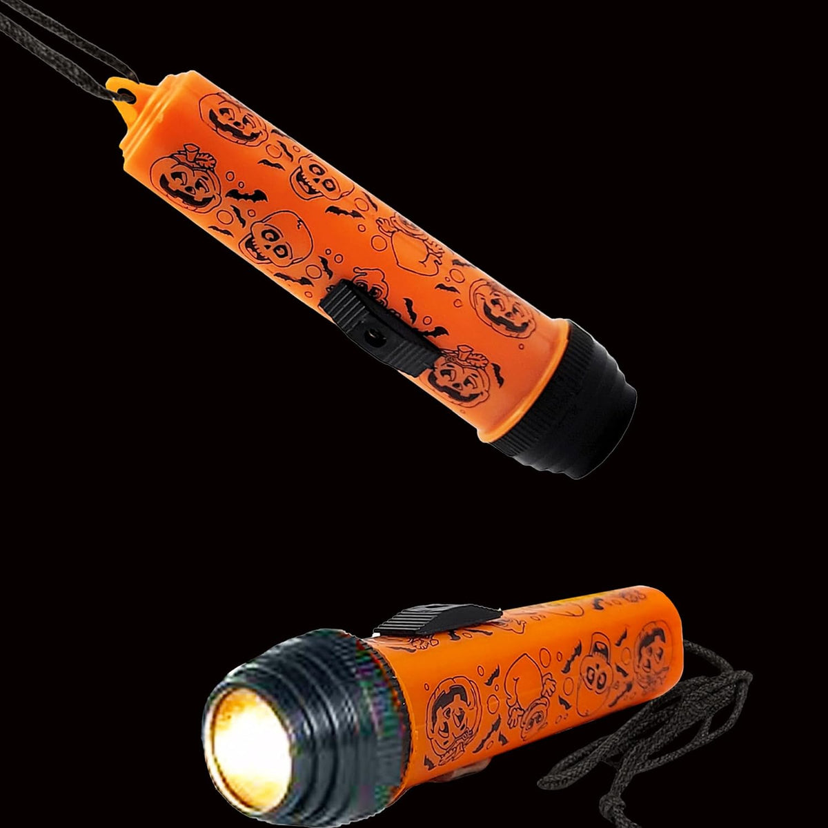 Halloween Spooky Flash-Light Necklace, Dress-Up Costume Accessory, Halloween Party Favor