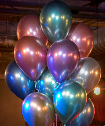 11" Qualatex Chrome Copper Helium Latex Balloons 100ct #12977