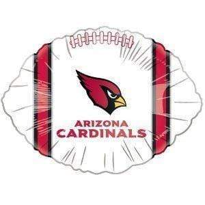 18" Arizona Cardinals Football Shape Helium Foil Balloon 1ct #88854