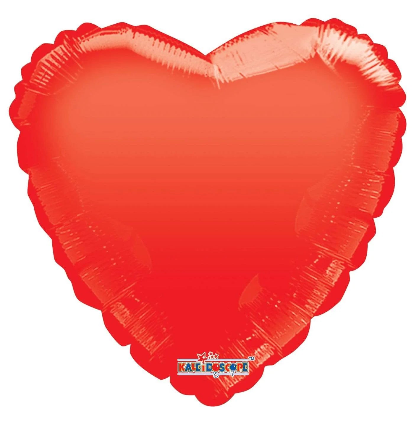 18" Red Gellibean Heart Helium Balloons (5 PACK) #19274