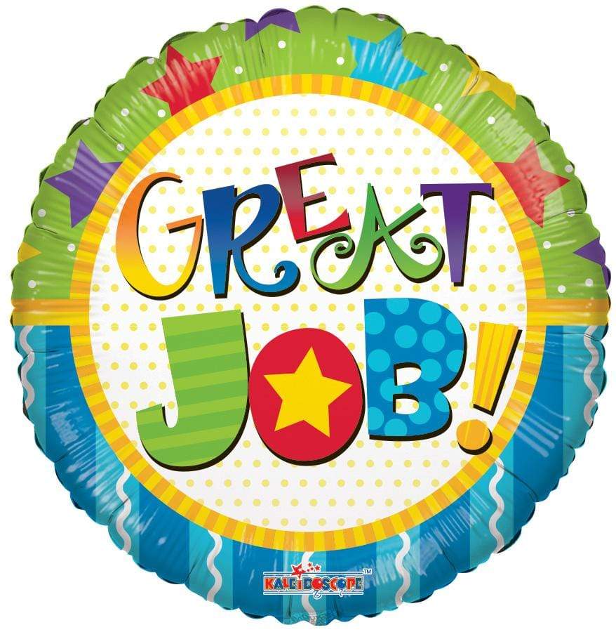 18" Great Job! Helium Foil Balloons (5 Pack) #19897