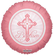 girl pink baptism