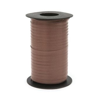 Chocolate Brown Thin Curling Ribbon 3/16"x1500' #118