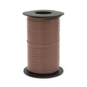 Chocolate Wide Curling Ribbon 3/8"x750' #622