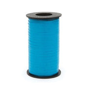 Caribbean Blue Wide Curling Ribbon 3/8"x250' #332