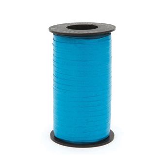 Caribbean Blue Wide Curling Ribbon 3/8"x250' #332