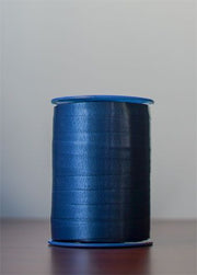 Navy Wide Curling Ribbon 3/8"x750' #362