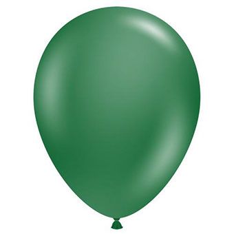 **Special Package** 11" Tuf-Tex Metallic Forest Green Latex Balloons 25 Bag #10054-25 image 0