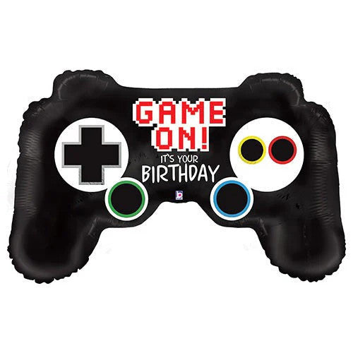 36" Video Game Controller Birthday Helium Foil Balloon (1 PK) #35020-39 image 0