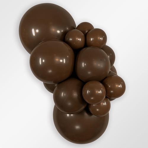 5" Sempertex Deluxe Chocolate Balloons 100 Bag #51075