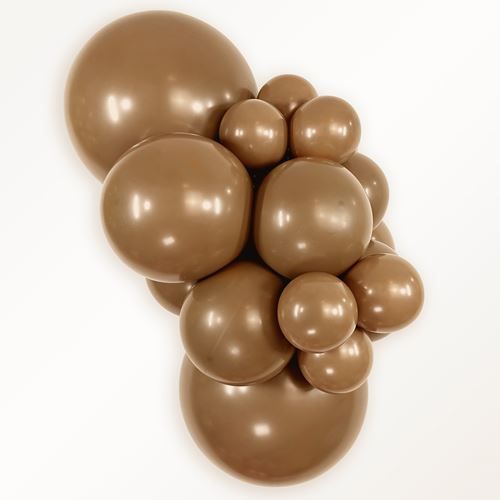 5" Sempertex Deluxe Mocha Balloons 100 Bag #51599