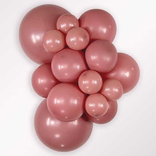18" Sempertex Deluxe Rose Wood Balloons 25Bag #55164