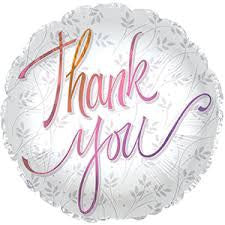 18" Thank You Script Helium Foil Balloons (5 PACK) #114181