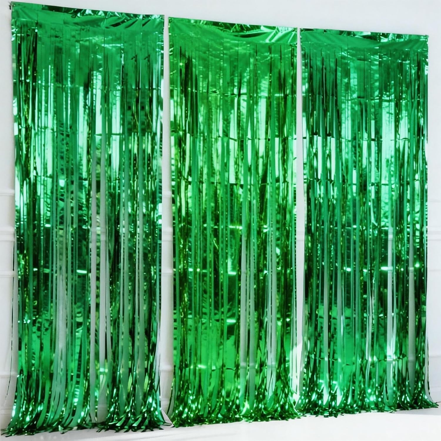 3-Pack Black Gold Foil Fringe Curtain,Party Decoration Streamer | 9.9*6.5Ft Party Backdrop,Birthday Tinsel,Happy Retirement Back Drop,Graduation ,Farewell,Summer Back to School