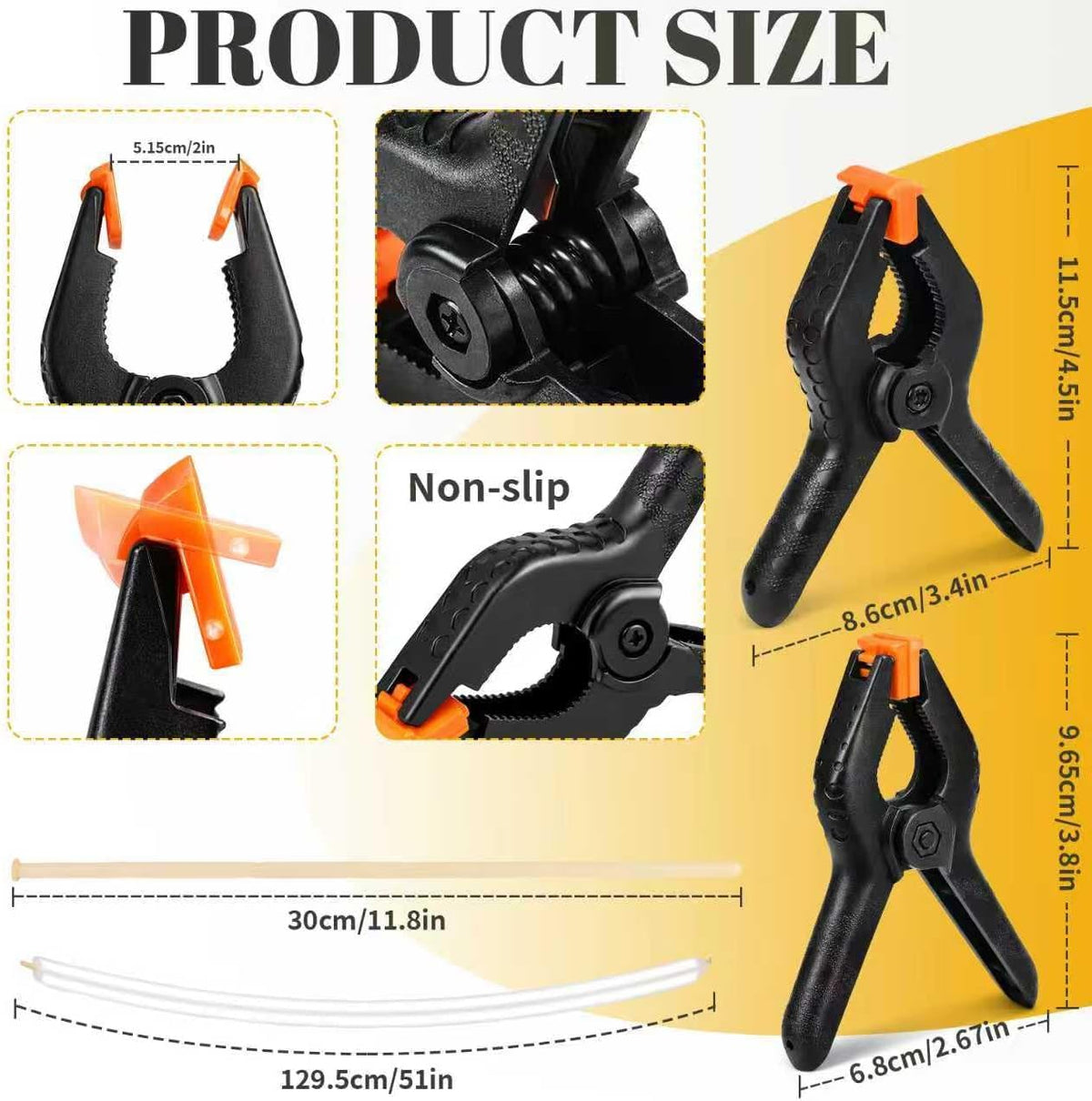 12-Pack Black Balloon Arch Clips - Balloon Arch Kit for Elegant Party Decorations