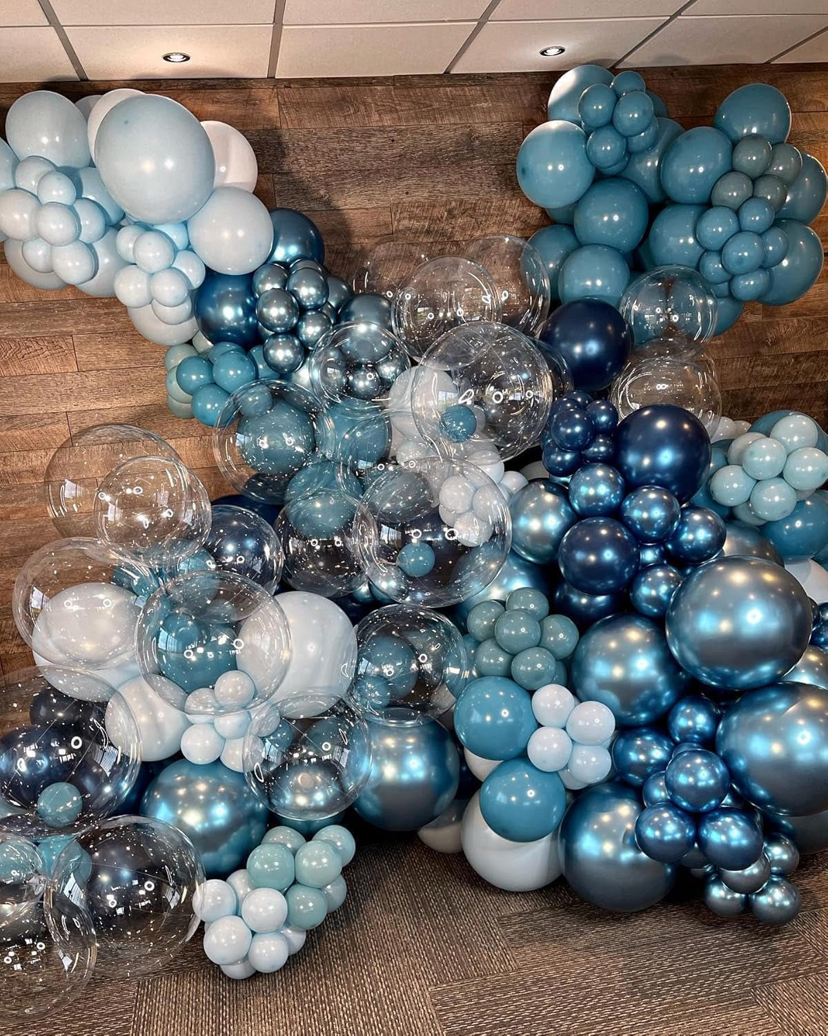 24-Inch Clear Bobo Balloons - 10 Pack Large Transparent Helium Balloons for LED Light-Up Decorations at Birthdays, Anniversaries, Weddings, Baby Showers, Proms, and New Year's Celebrations
