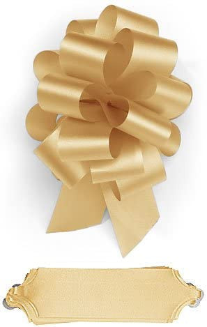 5" Gold Perfect Pull Bow (10 Pack) #PF15-01 image 0
