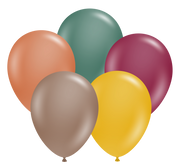 11" TUFTEX Autumn Assortment Latex Balloons 100ct #10070