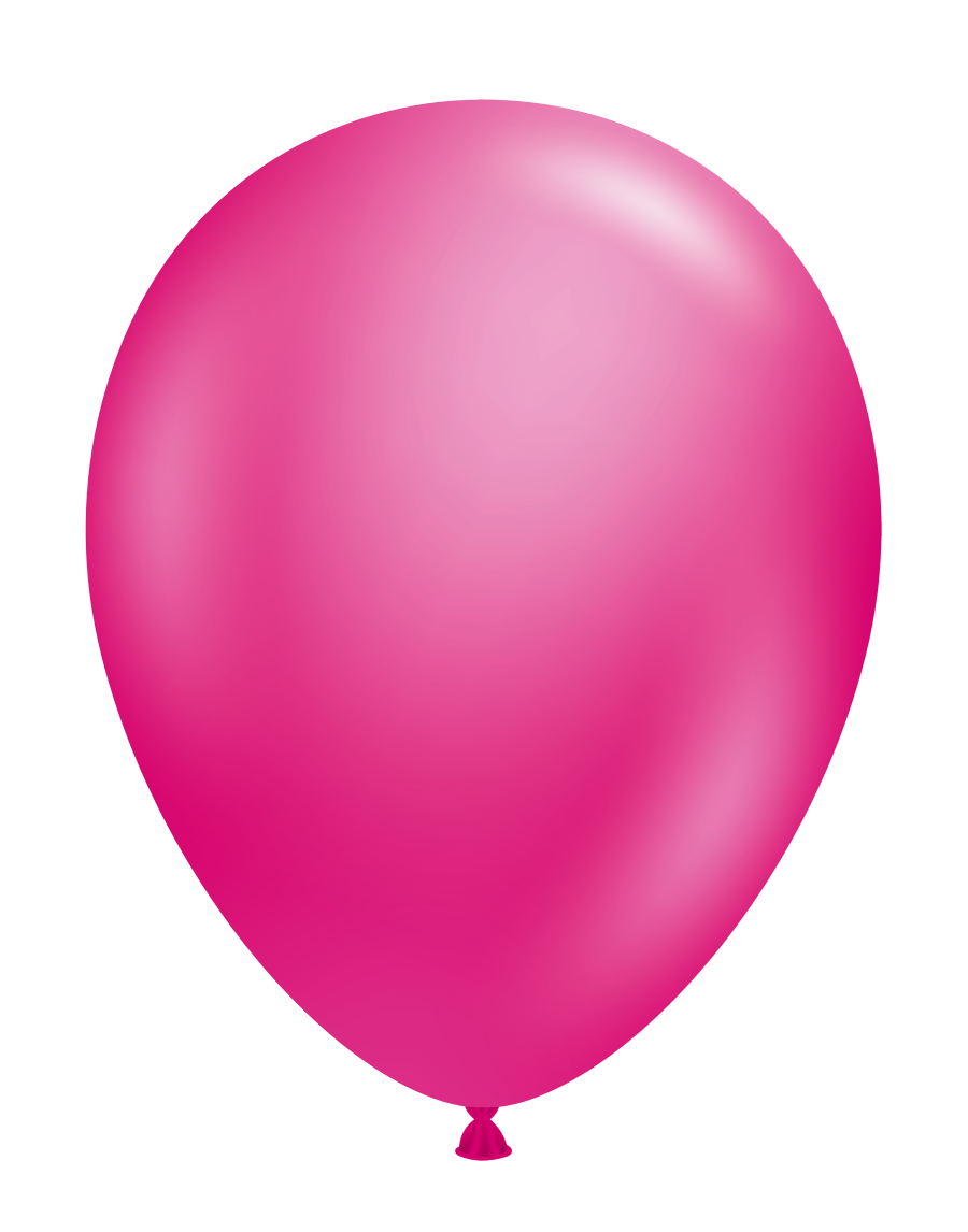 11" TUFTEX Metallic Fuchsia Balloons 100ct Bag #10058