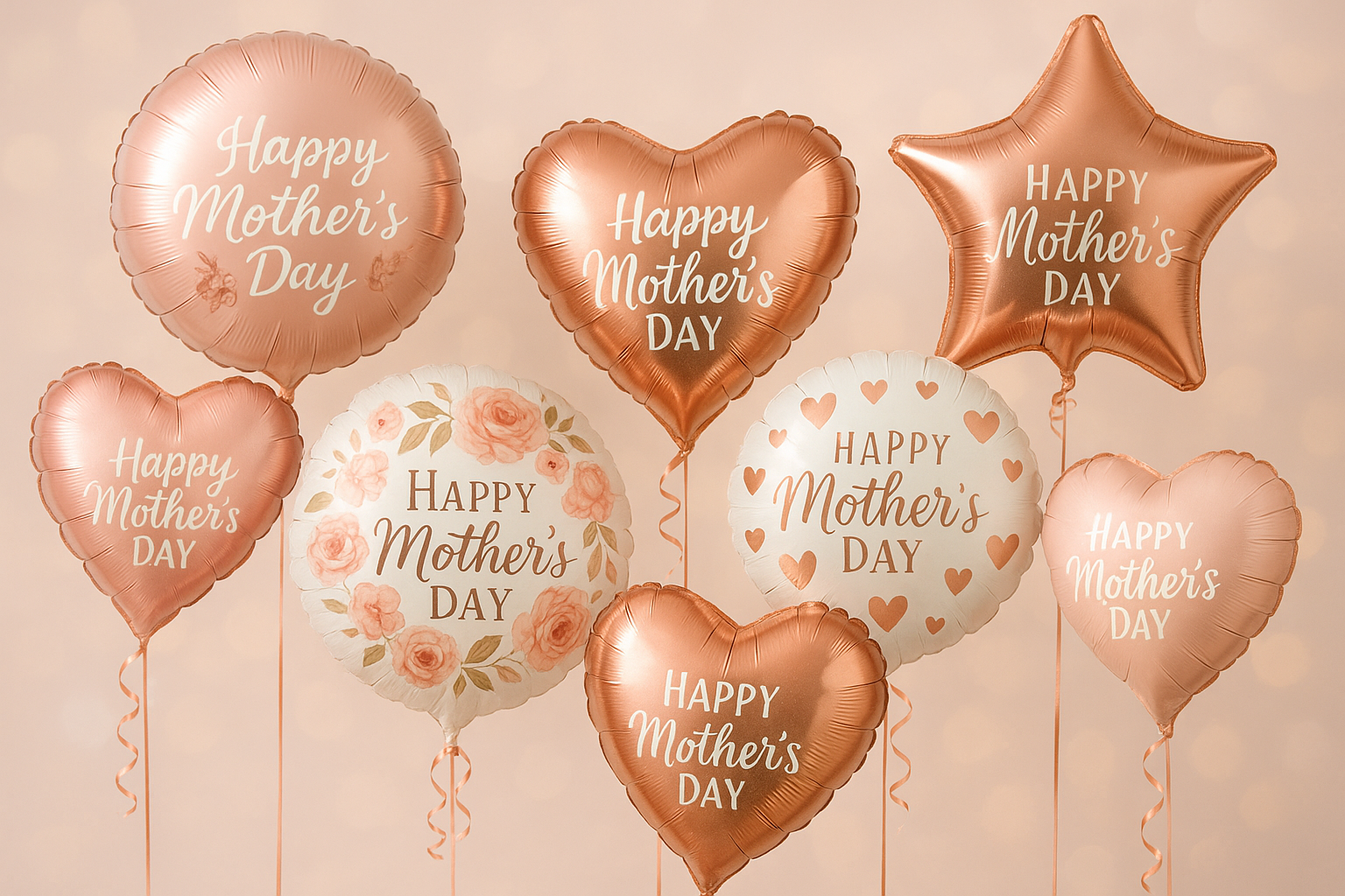Happy Mother's Day Foil Helium Balloons