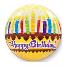 SPECIAL Happy Birthday! Bubbles 22inch Balloon 1 Ct #10398.