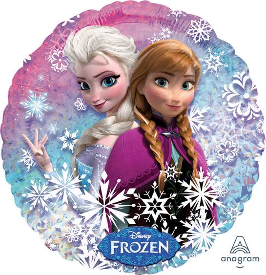18" Frozen Mylar Balloon 1 count-#27552