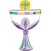 31" First Communion Charlice Shape Helium Balloon 1ct #30364