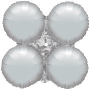 magic arch balloons silver magic arch balloons