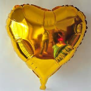 gold balloons