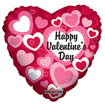 9" Mini Valentine Laced Air Fill Balloon (5 Pack) #81170-09