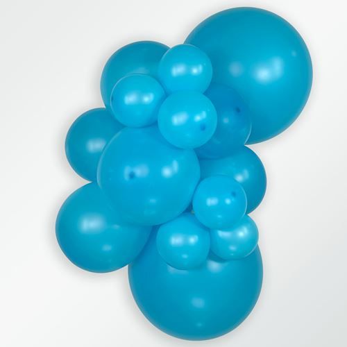 18" Sempertex Neon Blue Balloons 25 Bag #55054