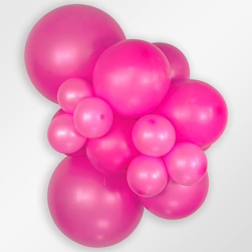 18" Sempertex Neon Magenta Balloons 25 Bag #55059