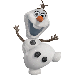 Jumbo Olaf Shape Foil Balloon #28316