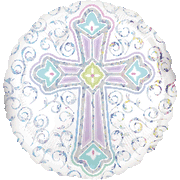 18" Radiant Cross Balloon 1ct #32631