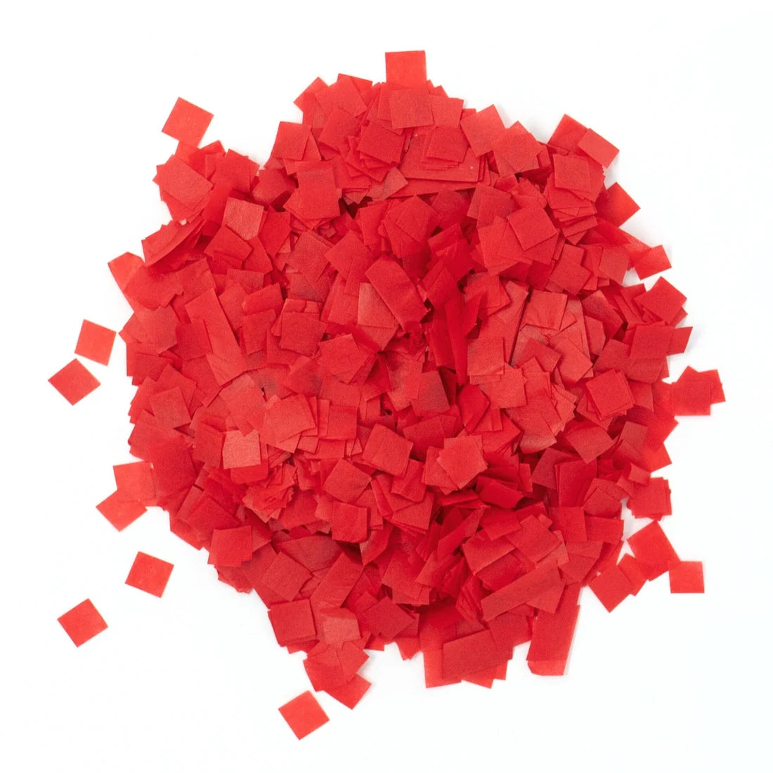 Confetti Red Snow Confetti Tissue 1LB Bag