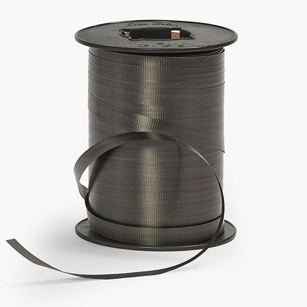 Black Wide Curling Ribbon 3/8"x750' #126