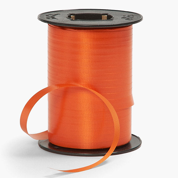 Orange Wide Curling Ribbon 3/8"x750' #335