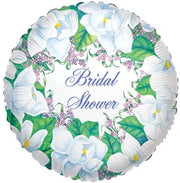 18" Bridal Shower Magnolias Helium Foil Balloons (5Pack) 17054