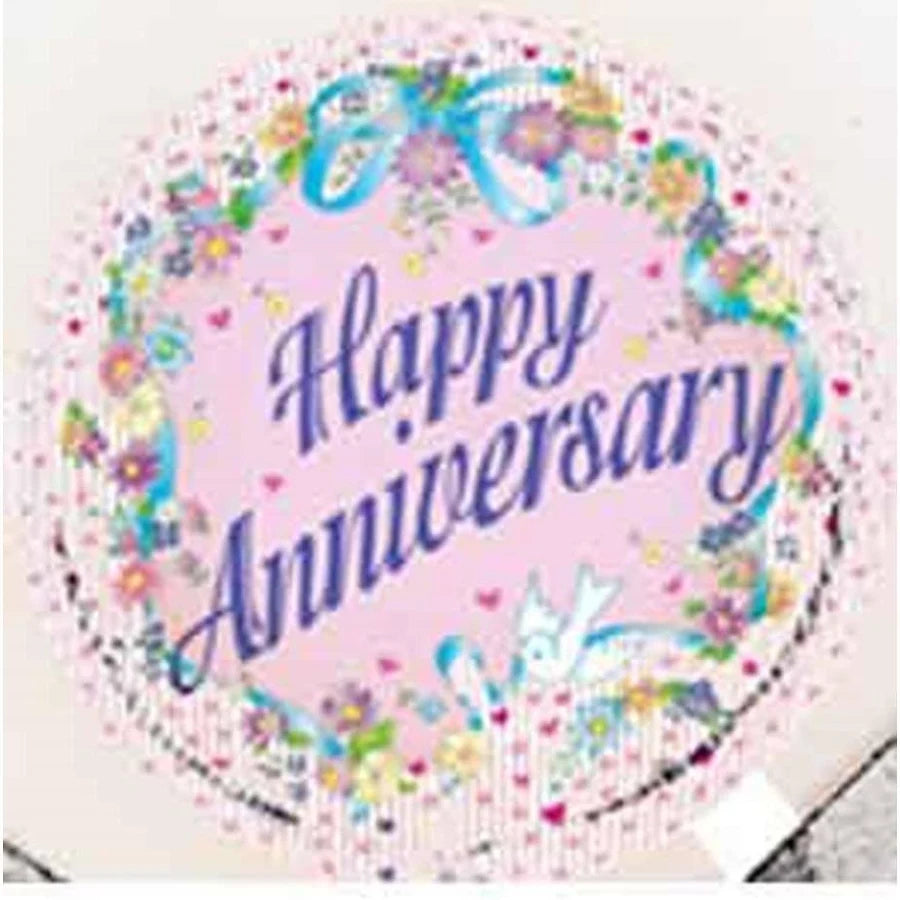 18" Happy Anniversary Helium Foil Balloons (5 Pack) #52236