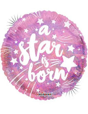 18" A Star Is Born Pink Helium Foil Balloon (5 PACK) #15493