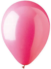 12" Hot Pink Standard Latex Balloons 100ct #916108