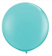 36" Qualatex Caribbean Blue Round Balloons 1ct #18615