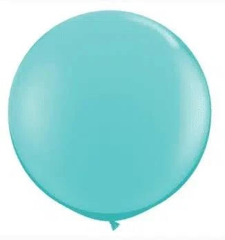 36" Qualatex Caribbean Blue Round Balloons 1ct #18615